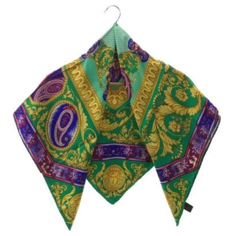 gianni versace silk scarf|Versace scarf farfetch.